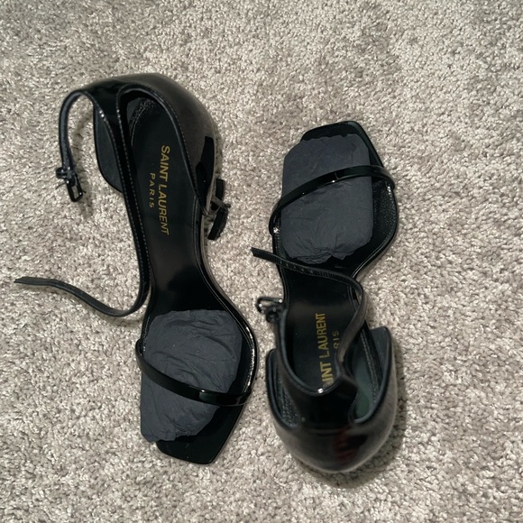 Ysl Opyum Heel Sandals all black - Picture 5 of 10